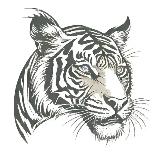 Tiger Stripes Tattoo Design