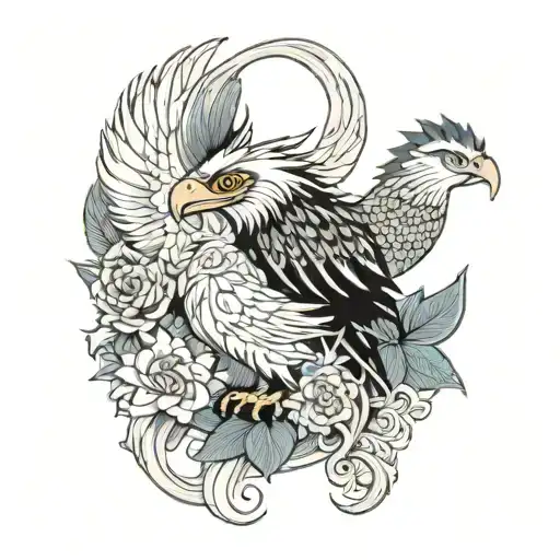 Philippine Eagle And Vietnamese Dragon