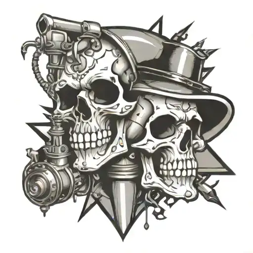 Skull Underground Diamond Driller