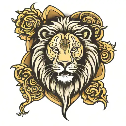 Sun Shade Around The Lion