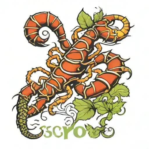 Scorpio And 2004 Written Underneath