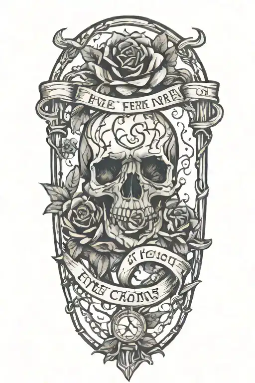 Free From The Chains That Bind Me With Text