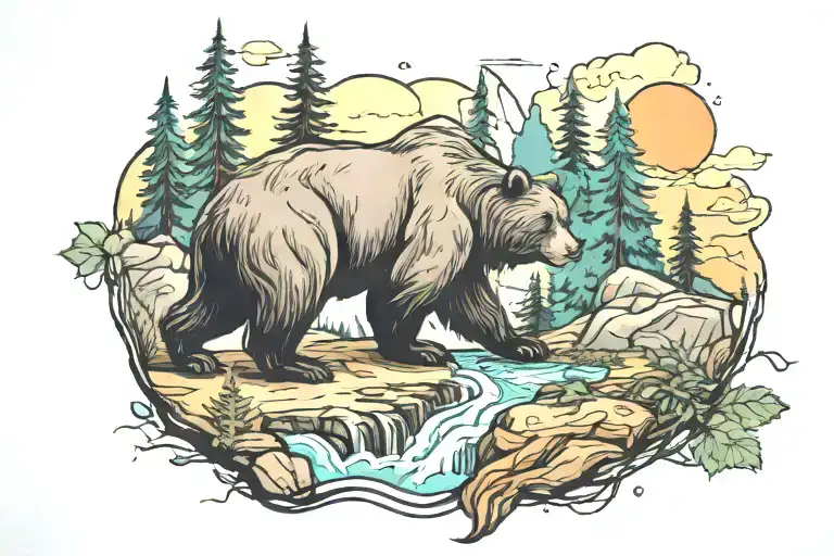 Landscape Inside Bear