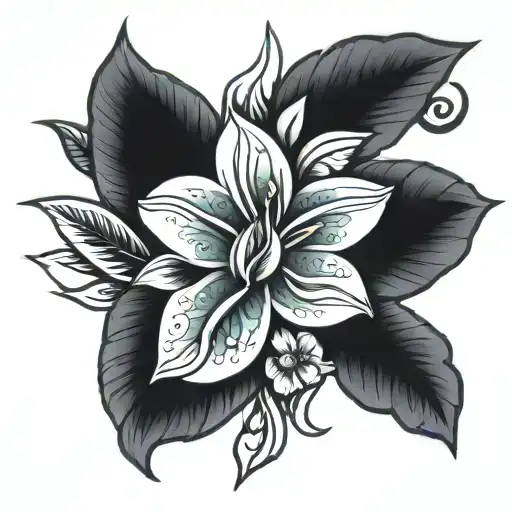 Five Petal Moana Flower Pretty