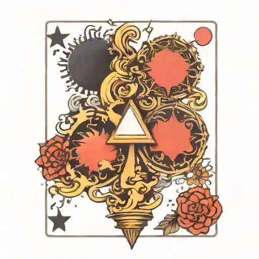 Matching Puzzle Pieces Moon And Sun