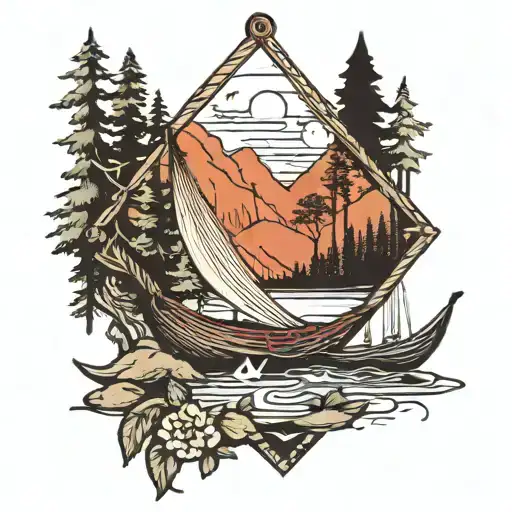 Mountain River Mountain Hammock Forest Lake