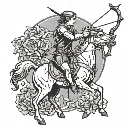 Sagittarius Centaur-archer Shooting