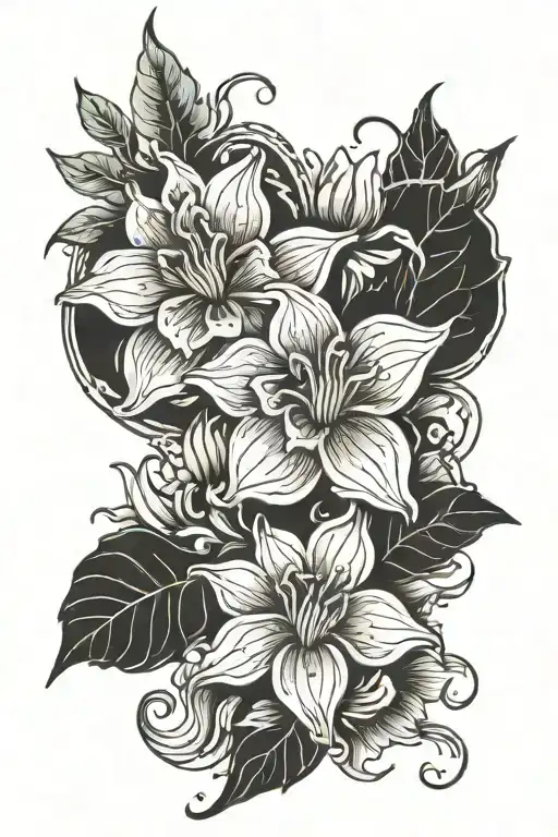 Thin Alien Flower Trail