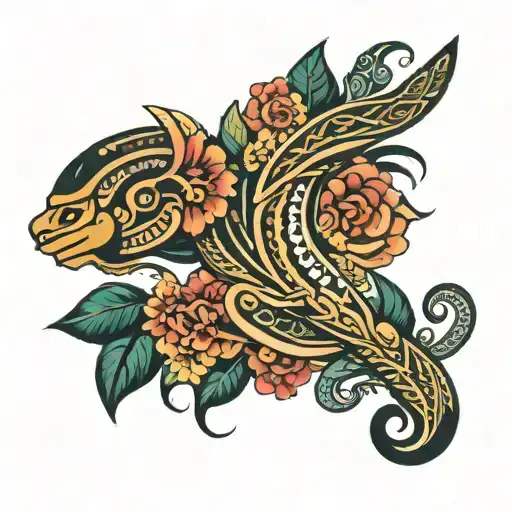 Filipino Tribal Leg Sleeves