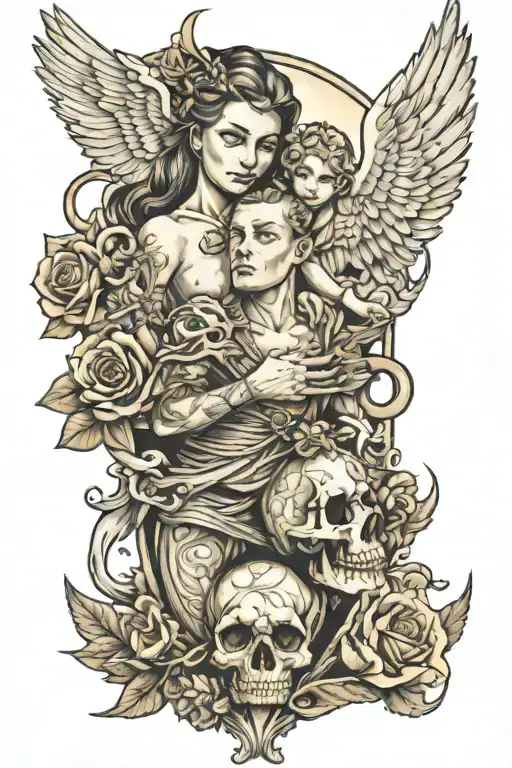 Memento Moro With Angel