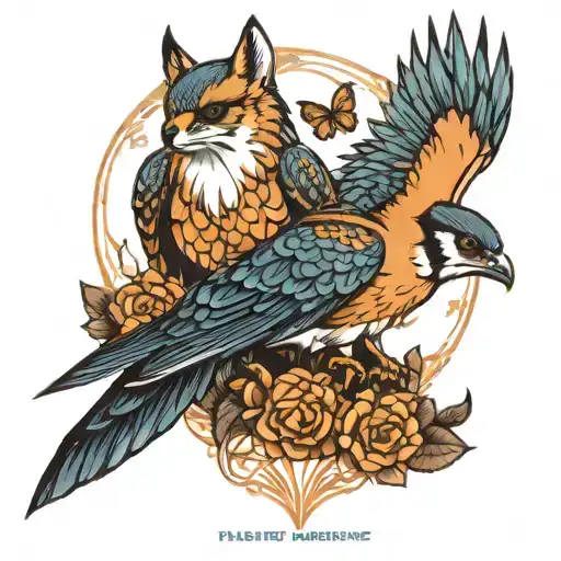 Falcon And Fox