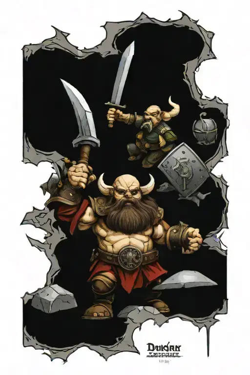 Warhammer Dwarfs Battle Scene