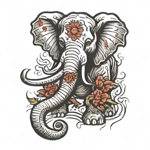 Elephant Anger On Forearm