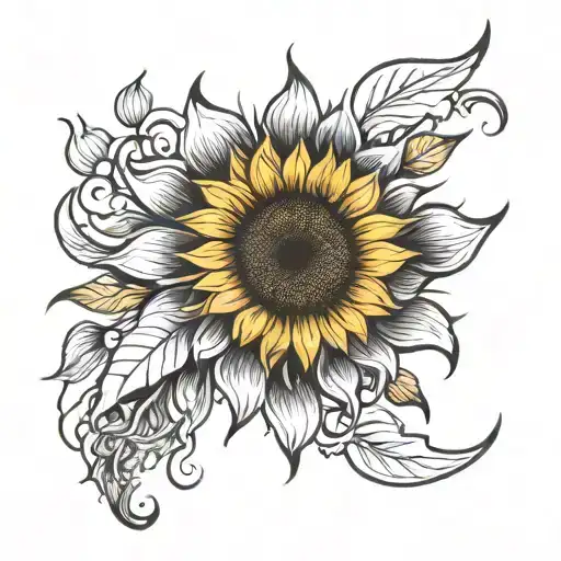 Leo Sun Sunflower