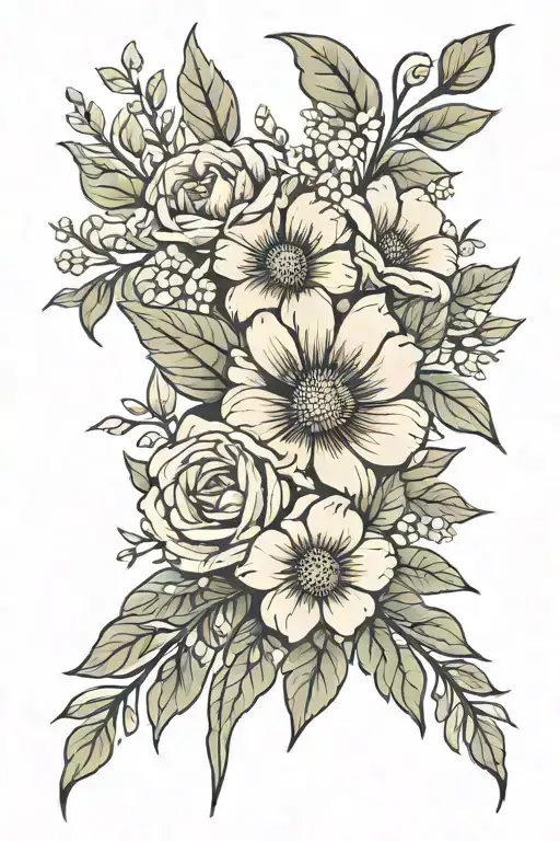 Floral Birth Flower Bouquet