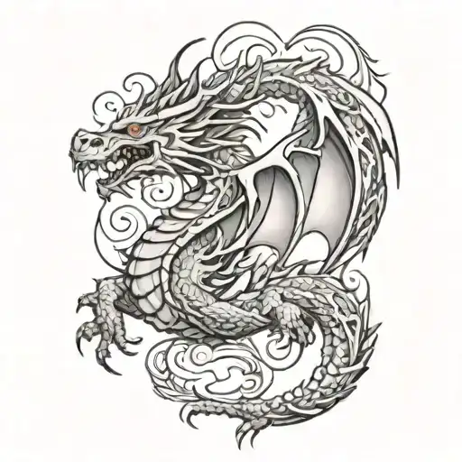 Dragon Line Shading