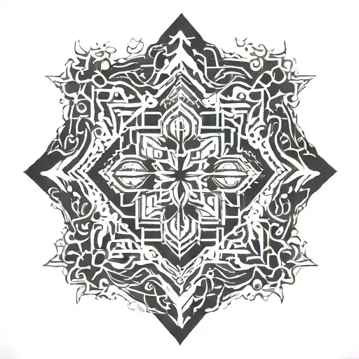 Geometrical Pattern Forming The Shape