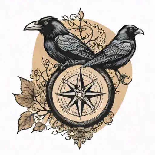 2 Ravens Compass Tree