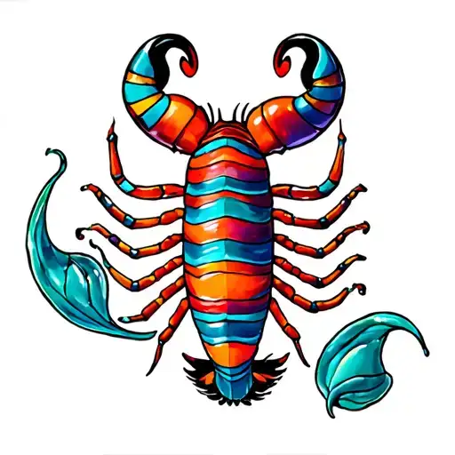 Mother Scorpio Red And Orange Colors Aquario Purple Colors Mice Turquesa Colors