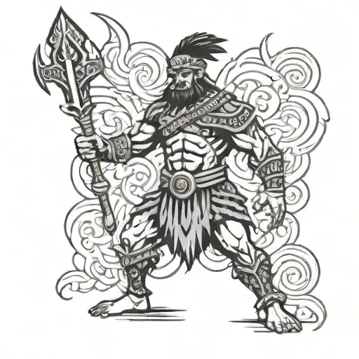 Lapu-lapu Warrior Stance