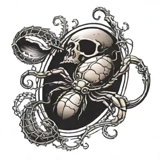 A Vertical Line Of All Planets With A Horseshoe Crab