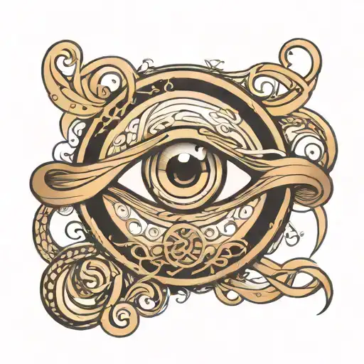 Infinity Symbol With Closed Eye