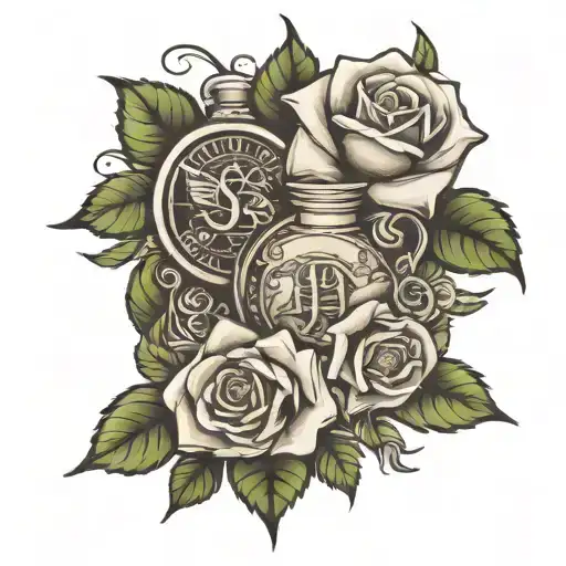 Roses And Money Bags