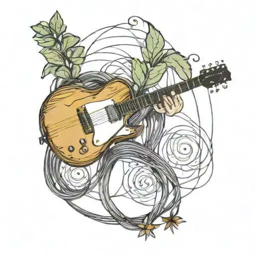Tom Petty Guitar Strings Intertwined