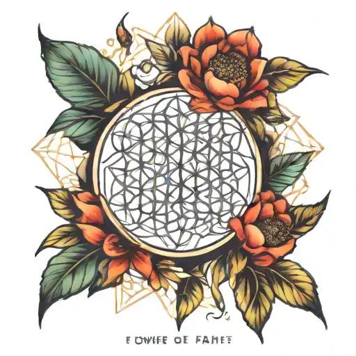 Flower Of Life Nature Inspired