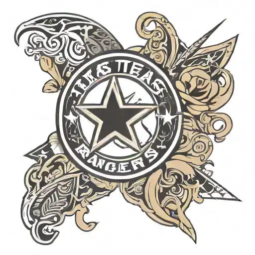 Texas Rangers Dallas Cowboys San Antonio Spurs Logo