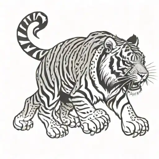 Conor Mcgregor Tiger Tattoo Design