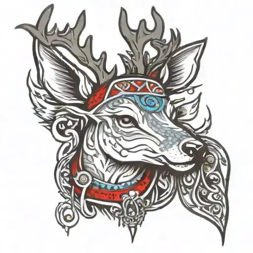 Deer Spirit With Bandana
