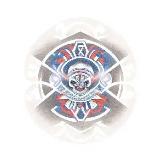 Filipino Tribal Design Incorporating Chemical Symbols