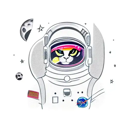Black Cat Astronaut