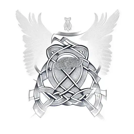 Eagle Witz Celtic Knot