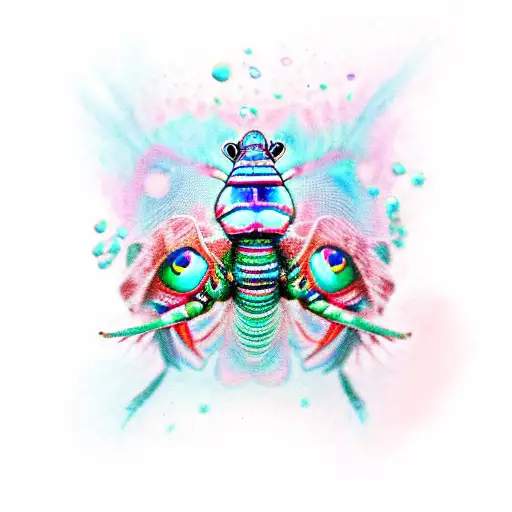 Cute Peacock Mantis Shrimp