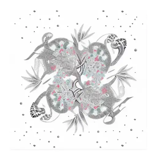 Abstract Branch Emo Pattern