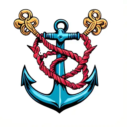 Anchor Tattoo On Hand