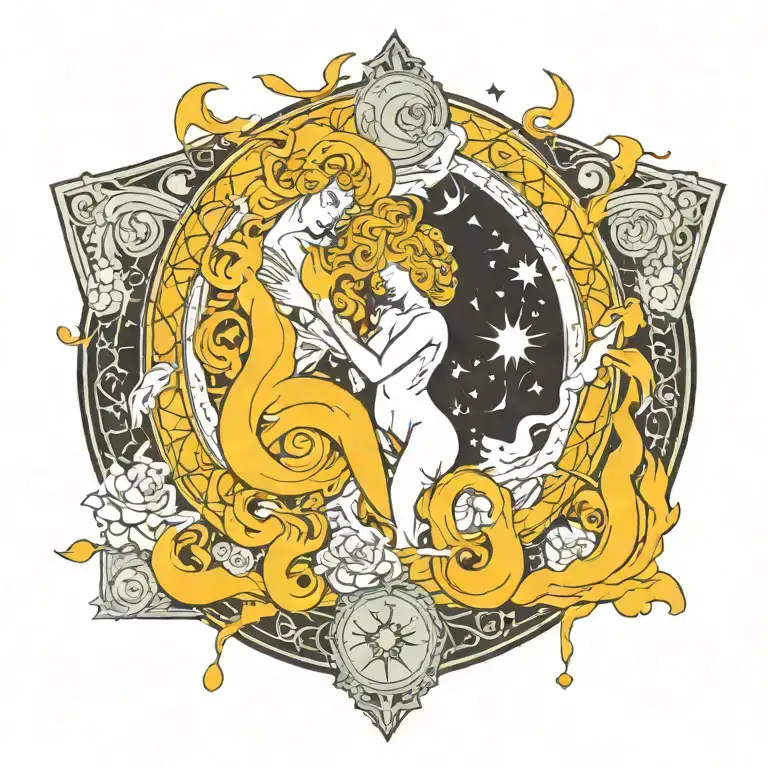 Tarot Card Depicting Rebirth