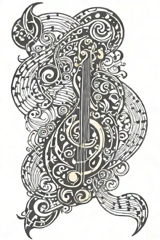 Cerridwen Symbol Music Notes
