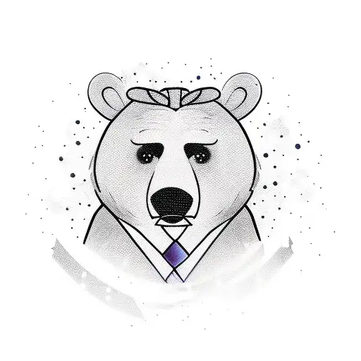 A Manager Bear Wearing A Suit And Tie