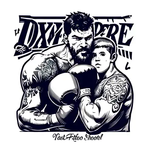 Boxing Pere And His Deceased Son