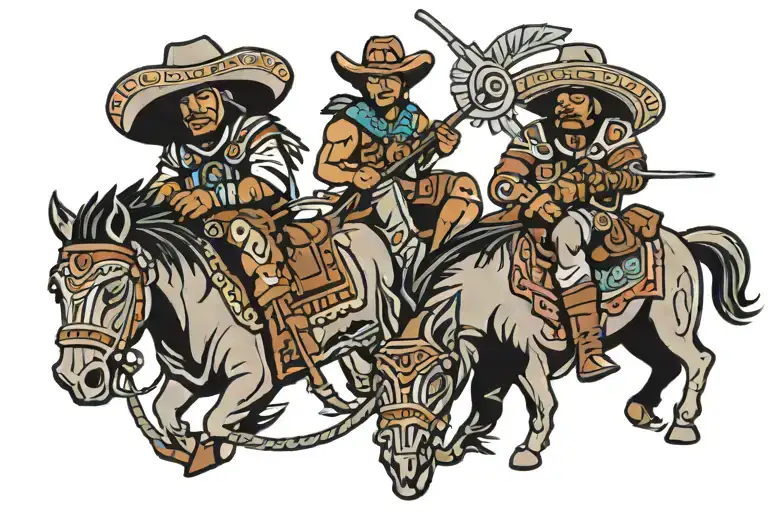 Aztec And Cowboys