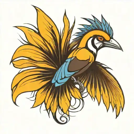 Papua Bird Of Paradise Bird