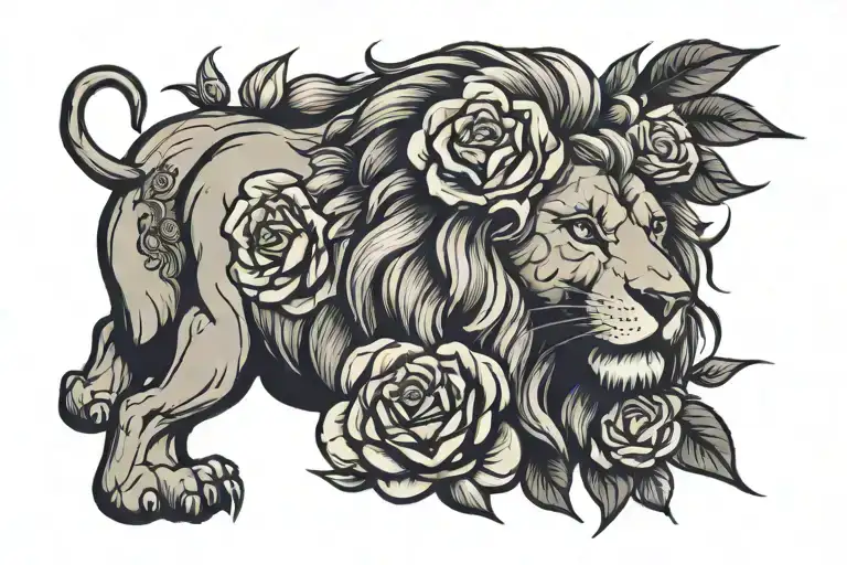 Rose Lion