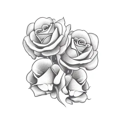 Austronut With Skull And Roses