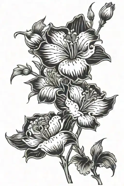 Long Stem Birth Flowers