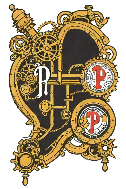 Phillies Symbol Steam Punk
