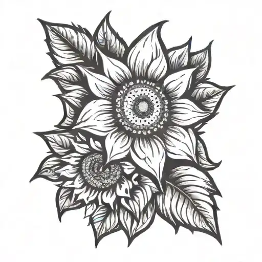 Dynamite With Sunflower