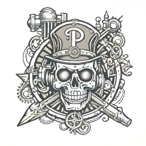 Phillies Symbol Steam Punk